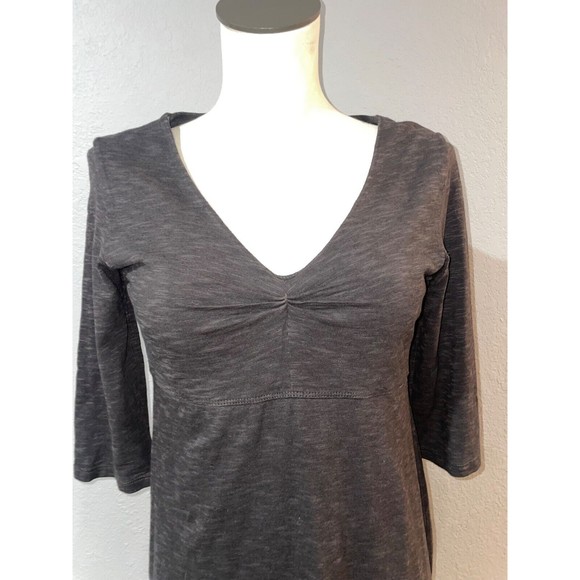 Horny Toad Women’s Rosalinda Dress size M Black Knit Organic Cotton Lyocell - Picture 2 of 7